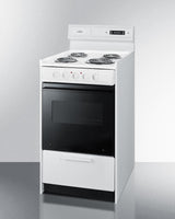 20" Wide Electric Coil Top Range