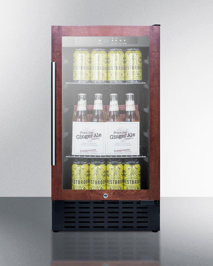 18" Wide Built-in Beverage Center (panel Not Included)