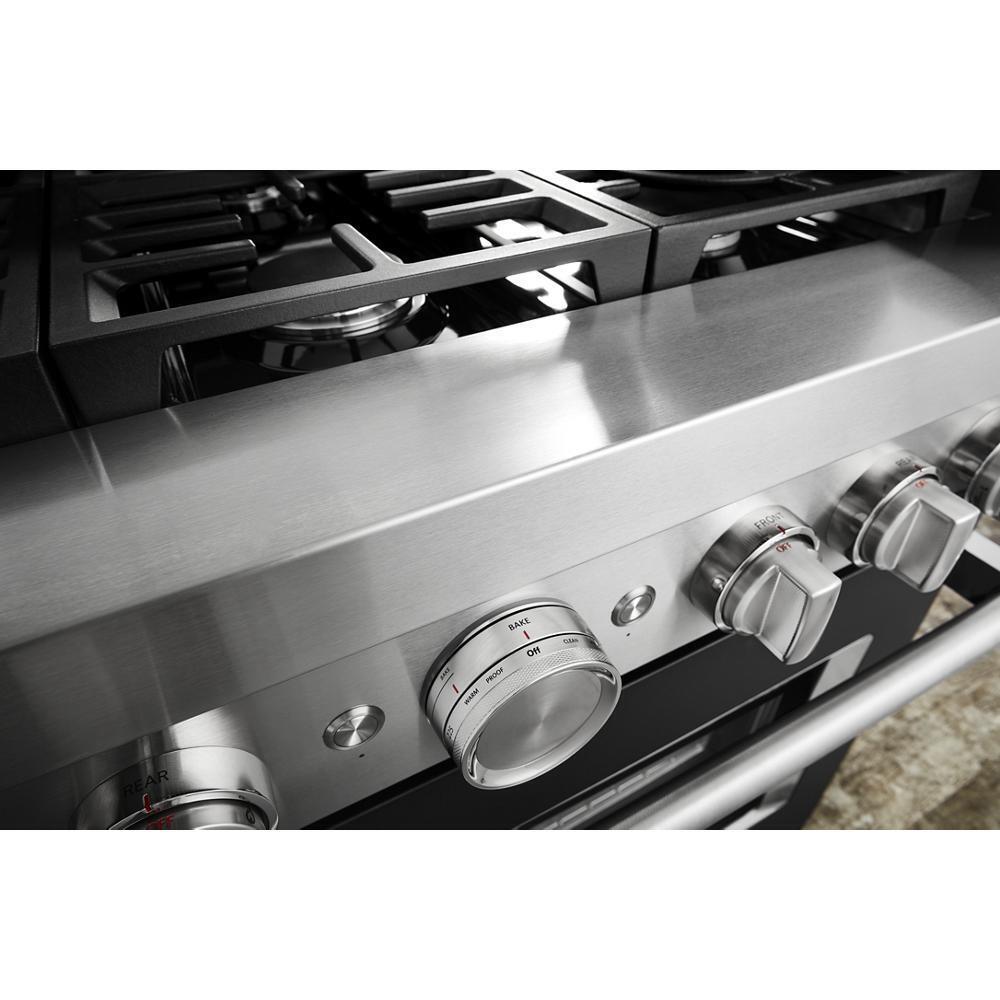 KitchenAid® 36'' Smart Commercial-Style Dual Fuel Range with 6 Burners