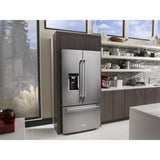 23.8 cu. ft. 36" Counter-Depth French Door Platinum Interior Refrigerator with PrintShield™ Finish