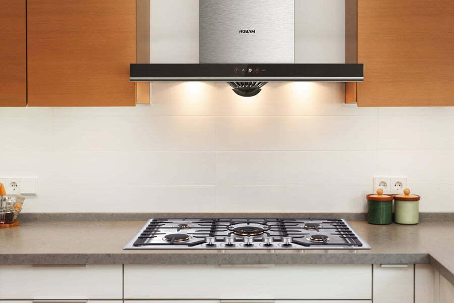 ROBAM ROBAM-G515 36-in 5 Burners Stainless Steel Gas Cooktop