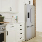 500 Series French Door Bottom Mount Refrigerator 36" Stainless steel (with anti-fingerprint)