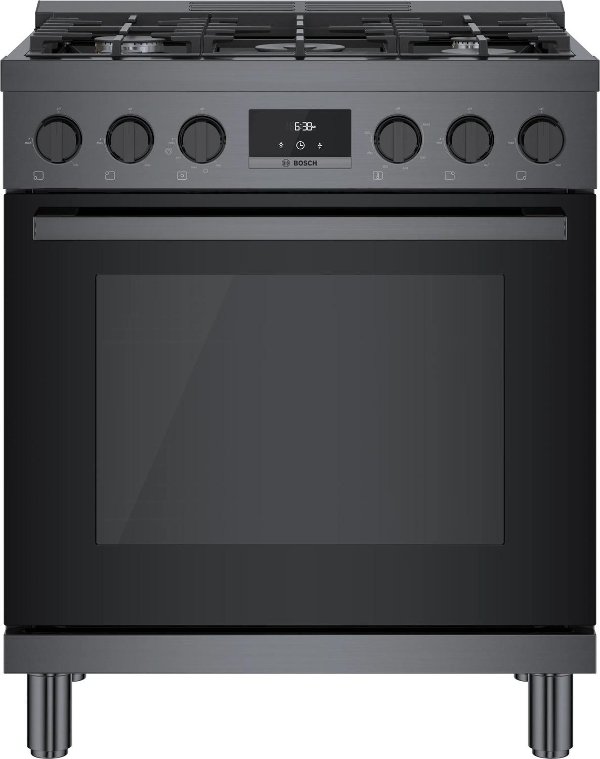 800 Series Gas Freestanding Range 30" Black Stainless Steel