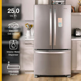 36-Inch Wide Full-Depth French Door Bottom Mount Refrigerator - 25 cu. ft.