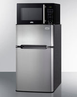 Microwave/refrigerator-freezer Combination With Allocator