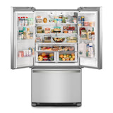 36-Inch Wide Counter-Depth French Door Bottom Mount Refrigerator - 20 cu. ft.