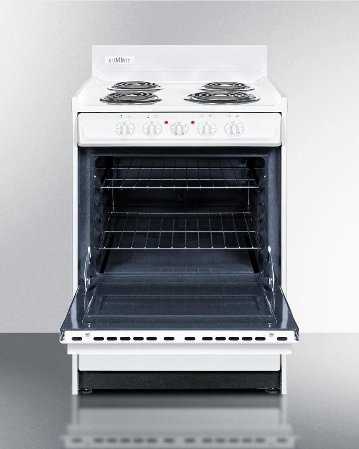 24" Wide Electric Coil Top Range