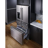 25.8 Cu. Ft. 36" Multi-Door Freestanding Refrigerator with Platinum Interior Design