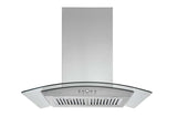 Hauslane  Chef 30-in Convertible Stainless Steel Island Range Hood