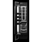 18" Built-In Column Freezer with NOIR™ Panel Kit, Left Swing