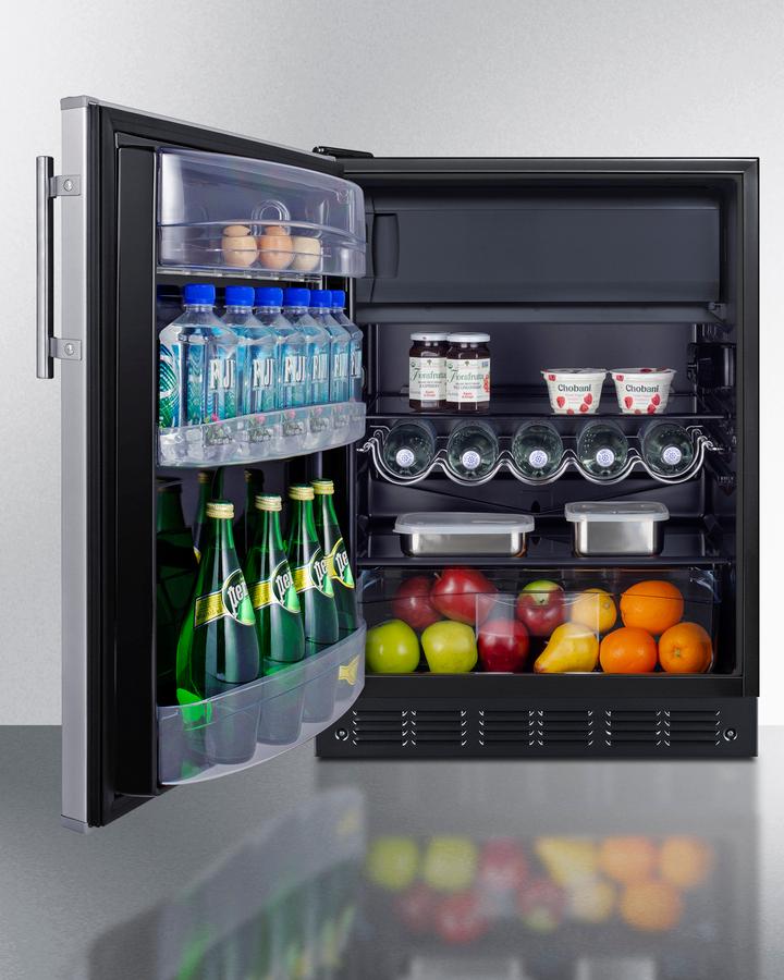 24" Wide Refrigerator-freezer, ADA Compliant