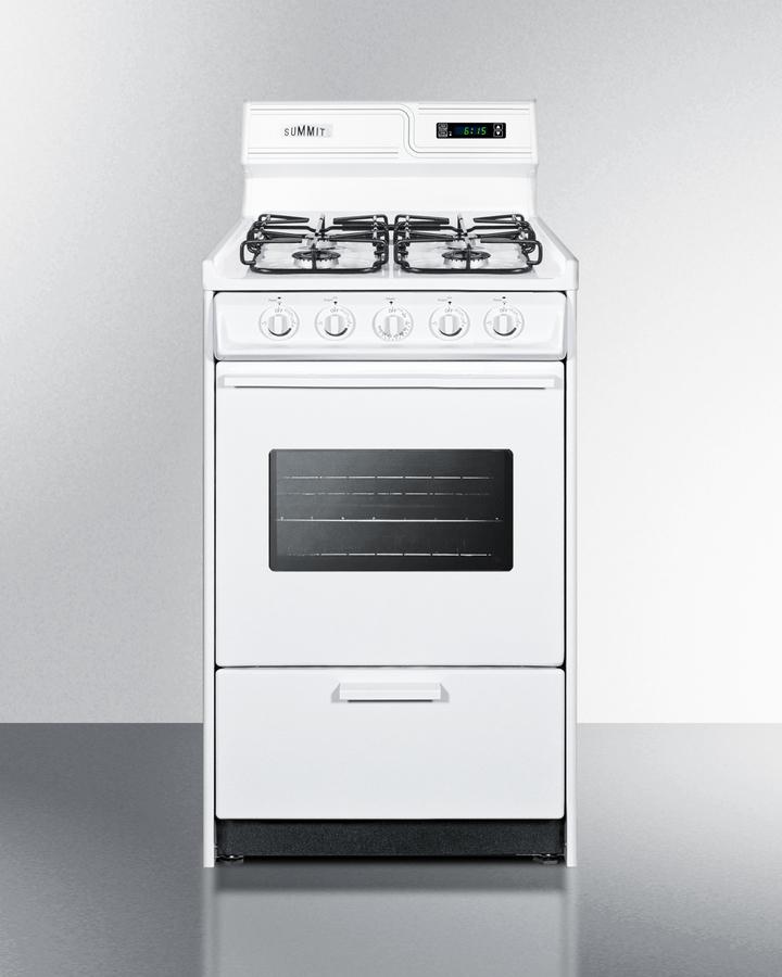 20" Wide Gas Range