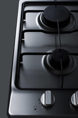 12" Wide 2-burner Gas Cooktop