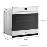 5.0 Cu. Ft. Single Wall Oven with Air Fry When Connected