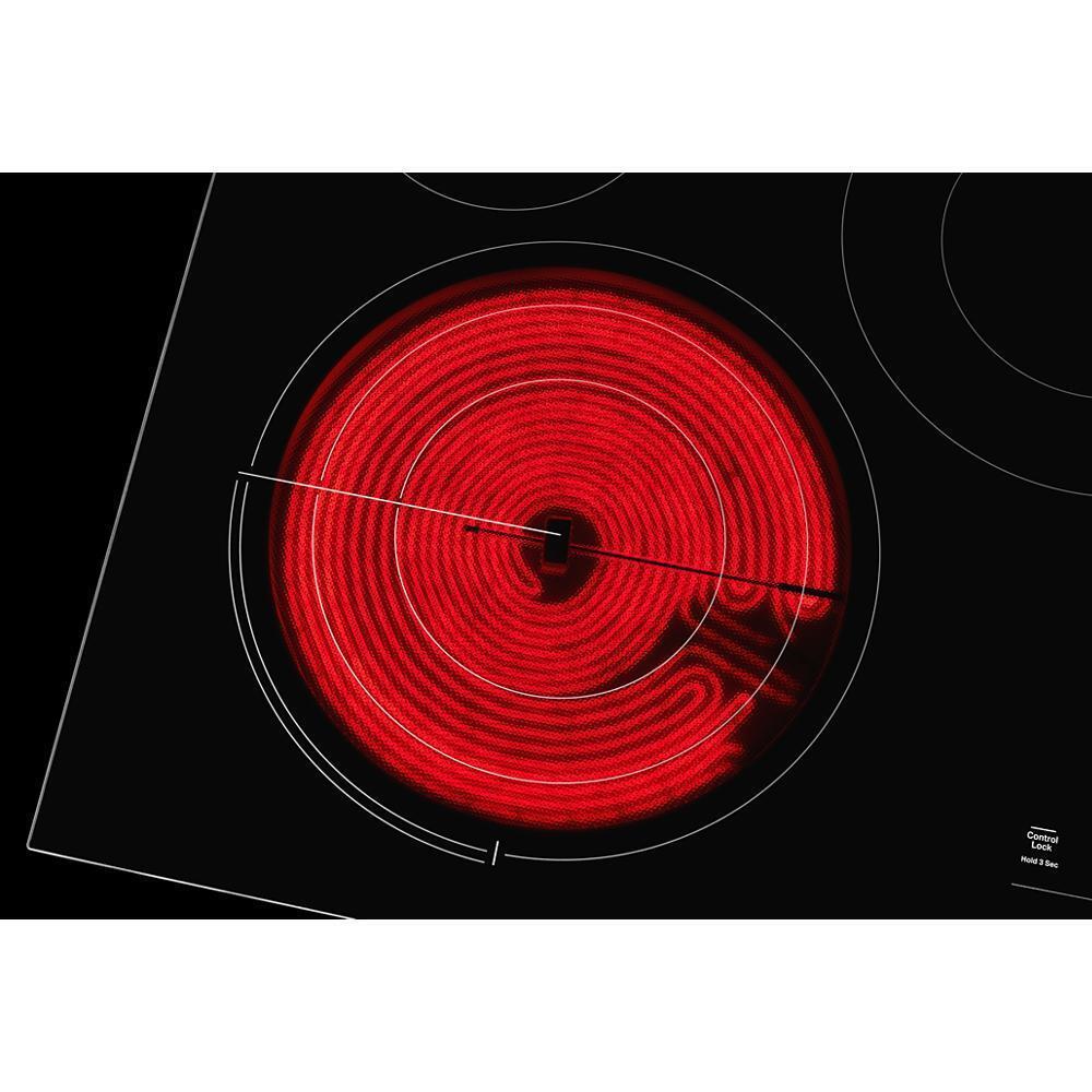 Black Floating Glass 36" JX3™ Electric Downdraft Cooktop