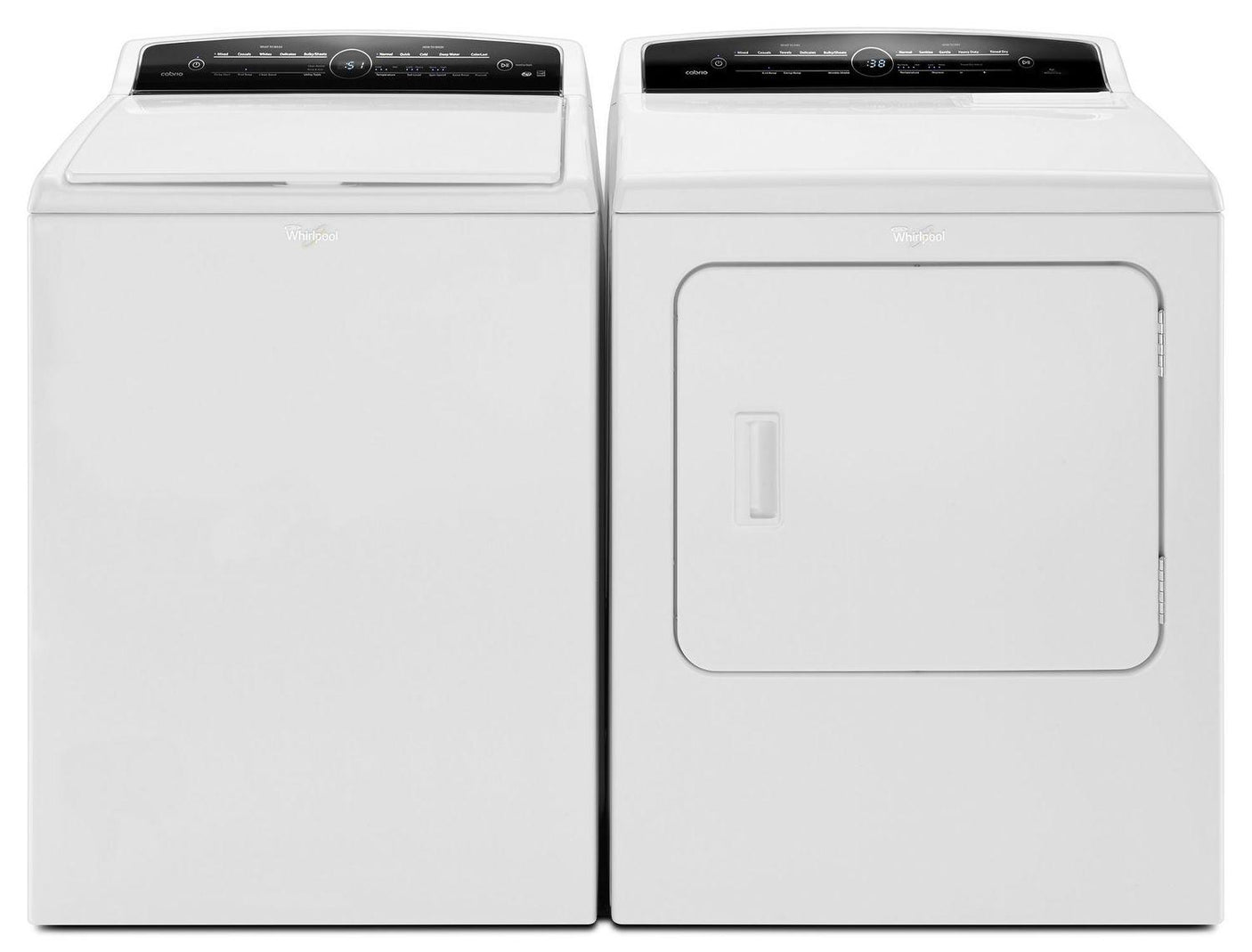 7.0 cu.ft Top Load HE Gas Dryer with Advanced Moisture Sensing, Intuitive Touch Controls White