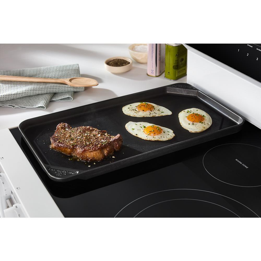 30-inch Smart Electric Smart Range with Air Cooking Technology, No Preheat Air Fry, High Speed Preheat Oven, WipeClean™ Coating, and Steam/Self Clean