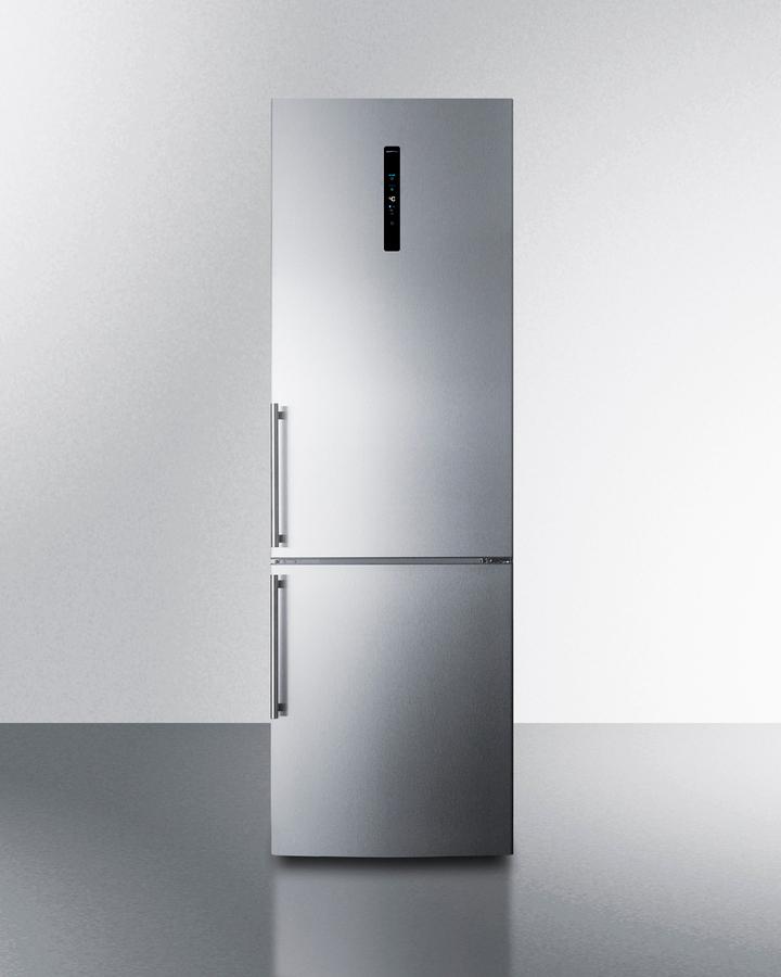 24" Wide Bottom Freezer Refrigerator With Icemaker