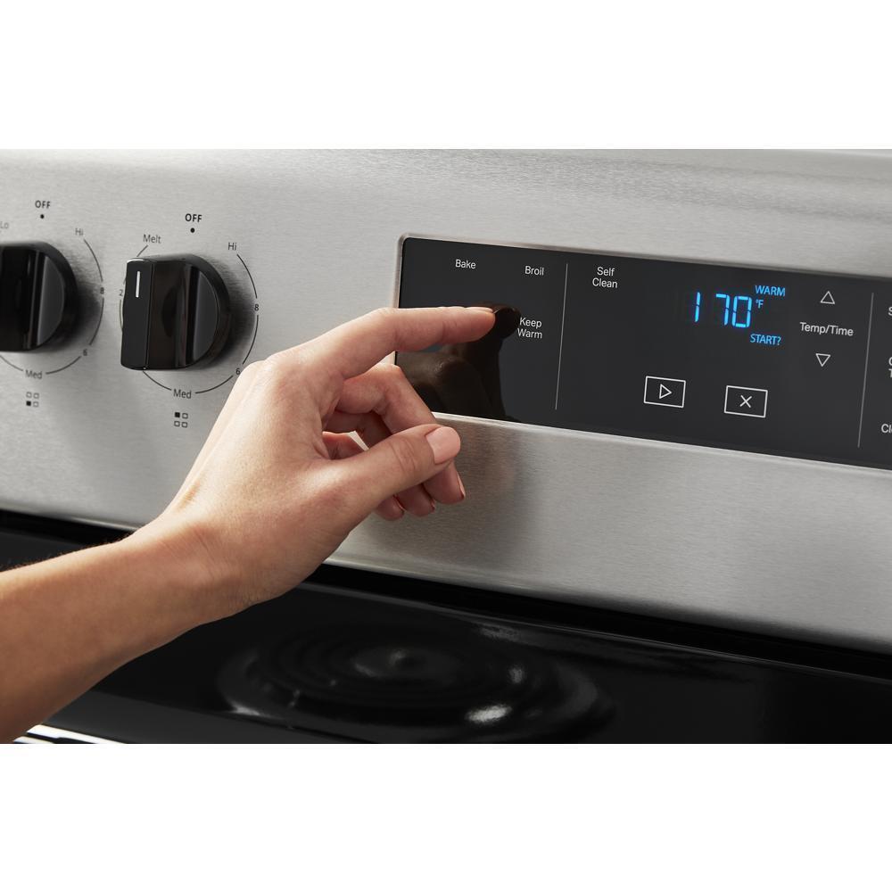 4.8 cu. ft. Electric Range with Keep Warm setting