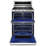 30-Inch 5 Burner Gas Double Oven Convection Range