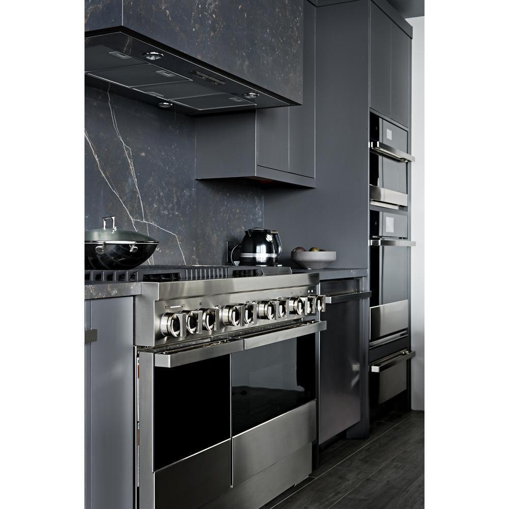 NOIR™ 48" Dual-Fuel Professional-Style Range with Chrome-Infused Griddle and Grill