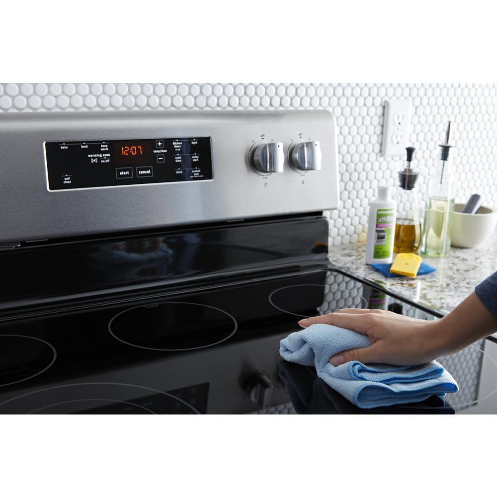 30-Inch Wide Electric Range With Shatter-Resistant Cooktop - 5.3 Cu. Ft.