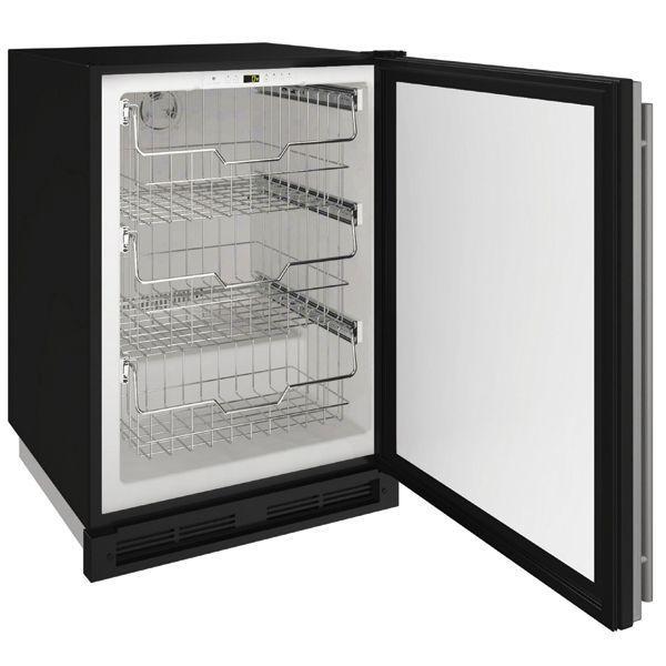 1224fzr 24" Convertible Freezer With Stainless Solid Finish (115 V/60 Hz Volts /60 Hz Hz)