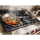 KitchenAid® 48'' Smart Commercial-Style Dual Fuel Range with Griddle