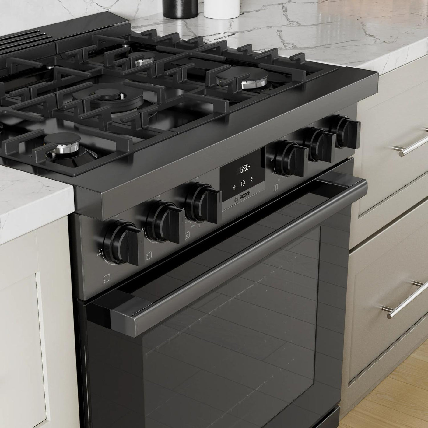 800 Series Gas Freestanding Range 30" Black Stainless Steel