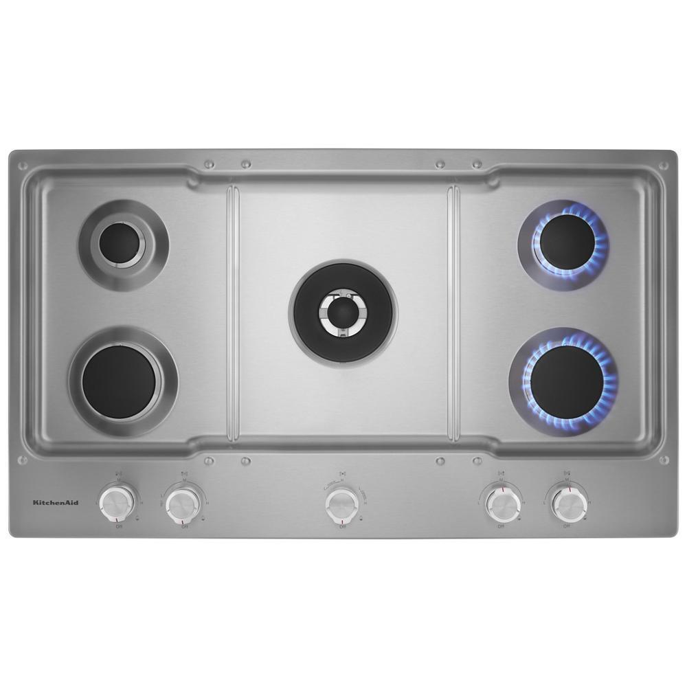 36" 5-Burner Gas Cooktop