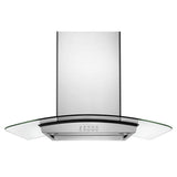 36" Modern Glass Wall Mount Range Hood