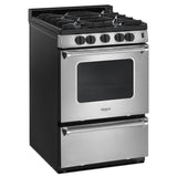 24-inch Freestanding Gas Range with Sealed Burners