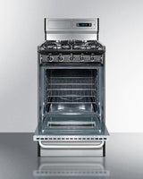 20" Wide Gas Range, Sealed Burners