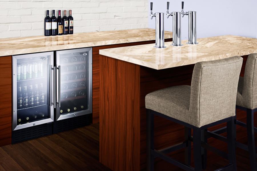 18" Wide Built-in Beverage Center