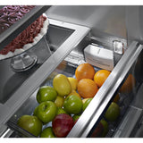 24.2 Cu. Ft. 42" Width Built-In Stainless French Door Refrigerator with Platinum Interior Design