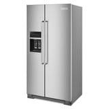 22.6 cu ft. Counter-Depth Side-by-Side Refrigerator with Exterior Ice and Water and PrintShield™ finish