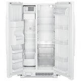 33-inch Side-by-Side Refrigerator with Dual Pad External Ice and Water Dispenser