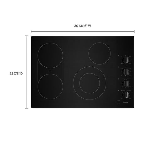 30-Inch Electric Cooktop with Reversible Grill and Griddle