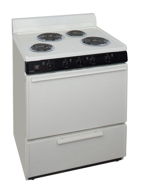 30 in. Freestanding Electric Range in Biscuit