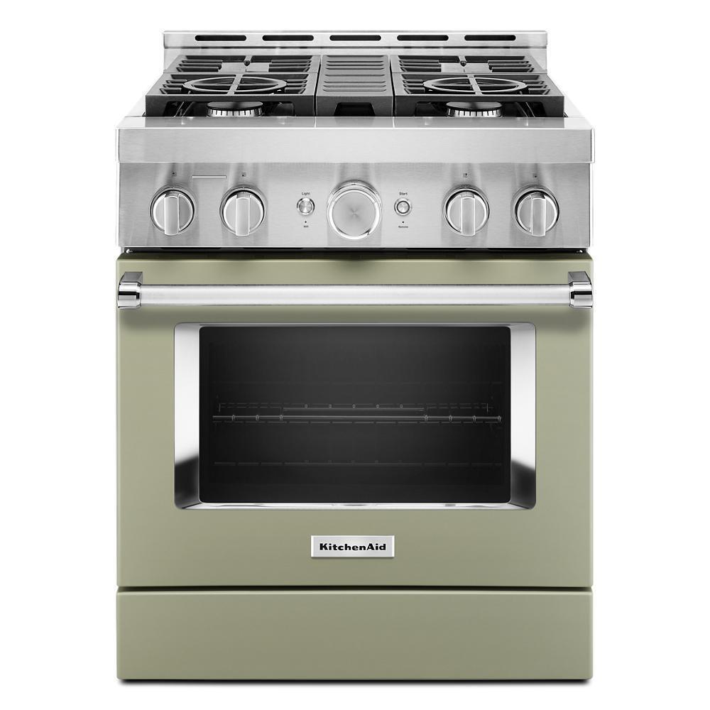 KitchenAid® 30'' Smart Commercial-Style Gas Range with 4 Burners