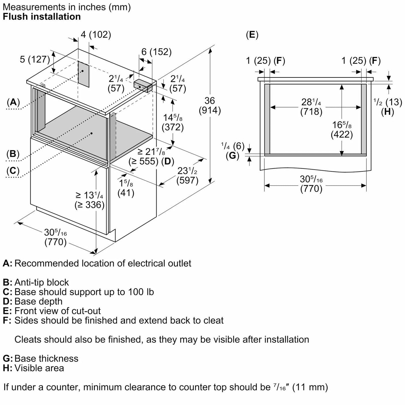 800 Series Drawer Microwave 30" Stainless Steel