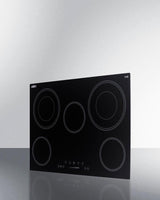 30" Wide 208-240v 5-burner Radiant Cooktop