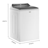 5.2 - 5.3 cu. ft. Top Load Washer with 2 in 1 Removable Agitator