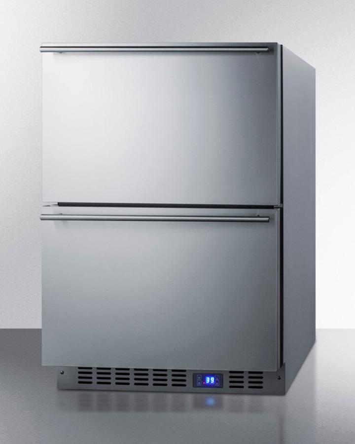 24" Wide Built-in 2-drawer All-refrigerator