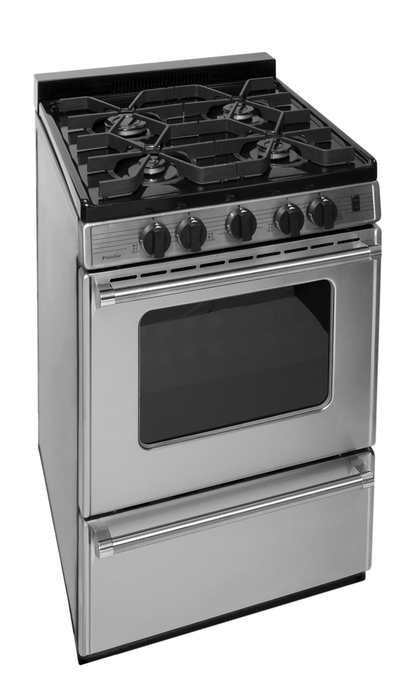 24 in. ProSeries Freestanding Sealed Burner Gas Range in Stainless Steel