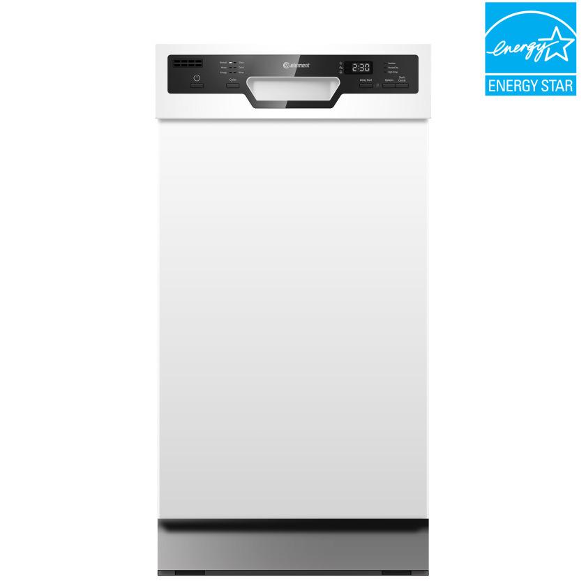 Element 18" Front Control Built-In Dishwasher - White (ENB6631PEBW)