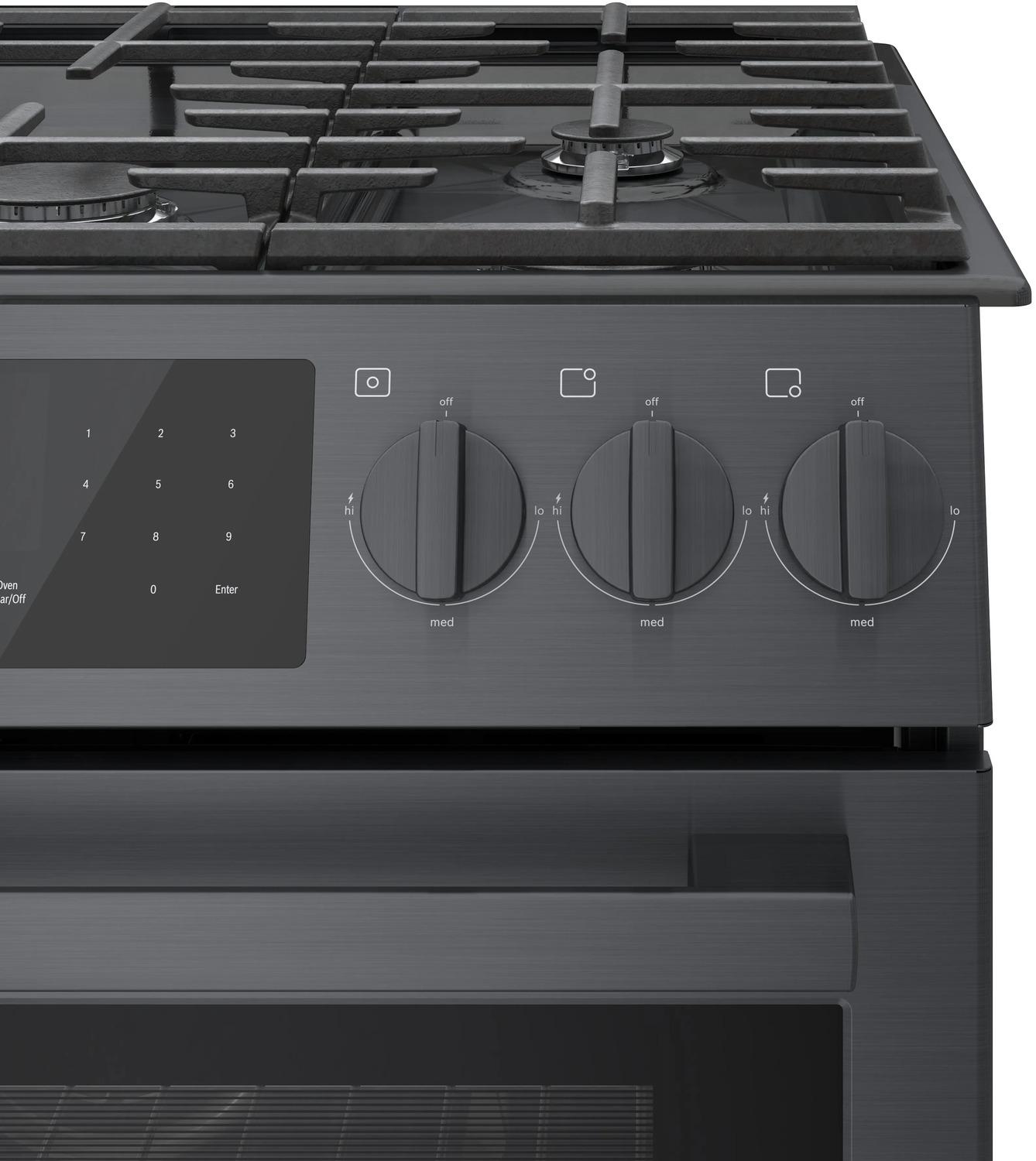 800 Series Gas Slide-in Range 30" Black