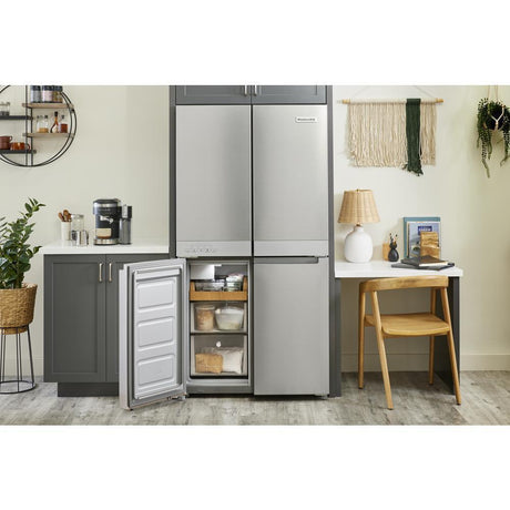 19.4 cu. ft. 36-inch wide Counter-Depth 4-Door Refrigerator with PrintShield™ Finish