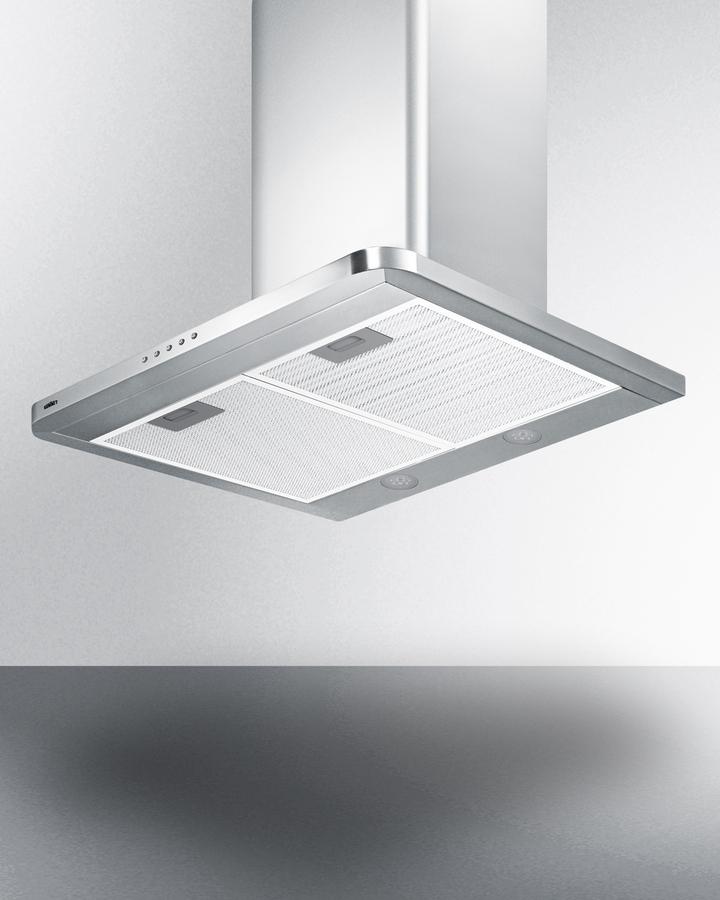 24" Wide Wall-mounted Range Hood, ADA-compliant