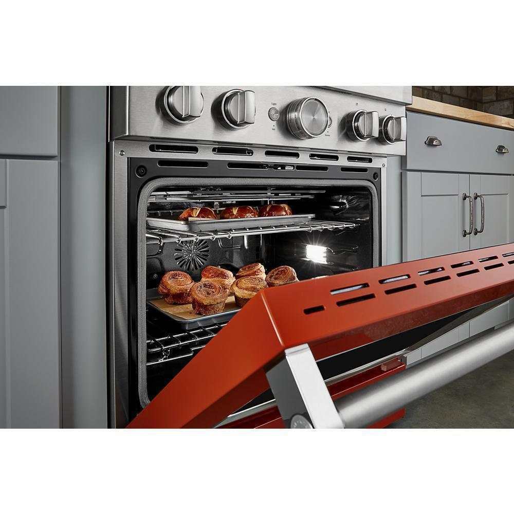 KitchenAid® 30'' Smart Commercial-Style Dual Fuel Range with 4 Burners